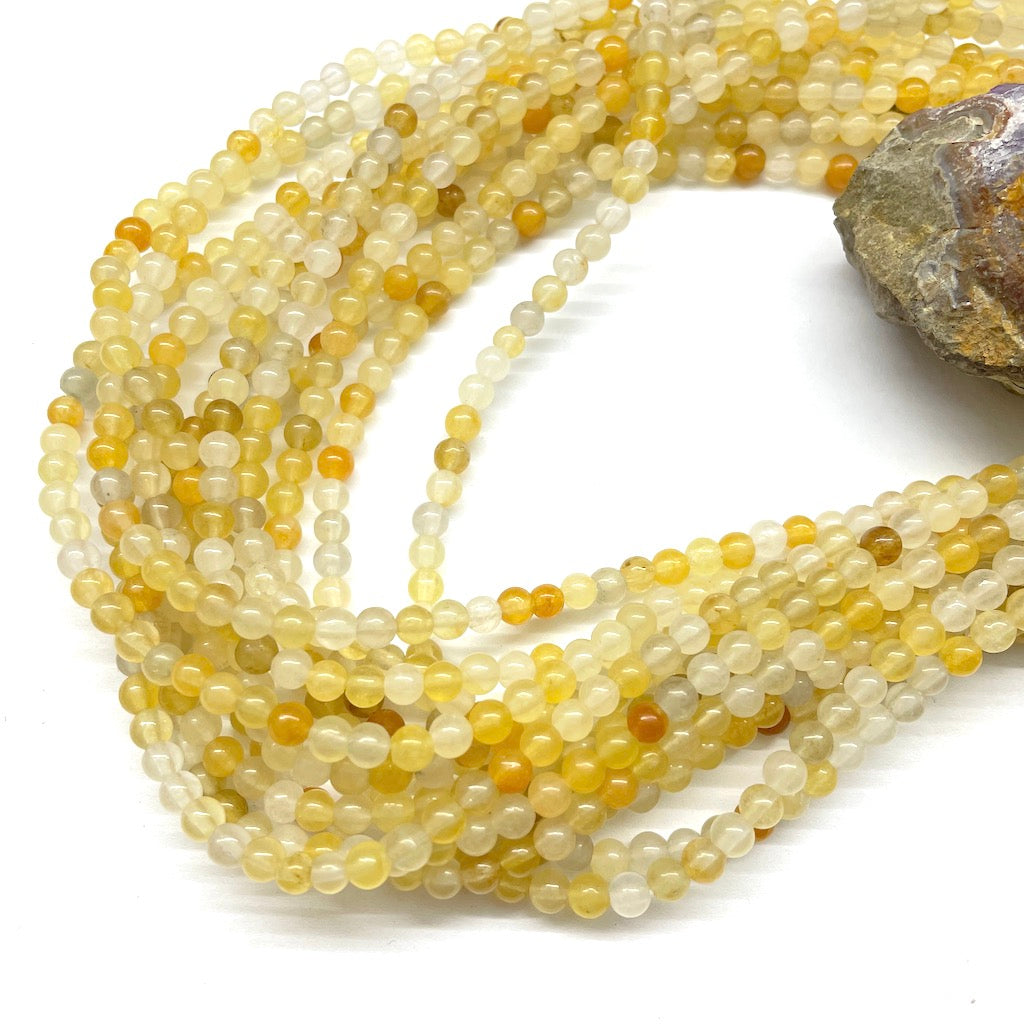 JADE AMARILLO MATIZADO | 4MM