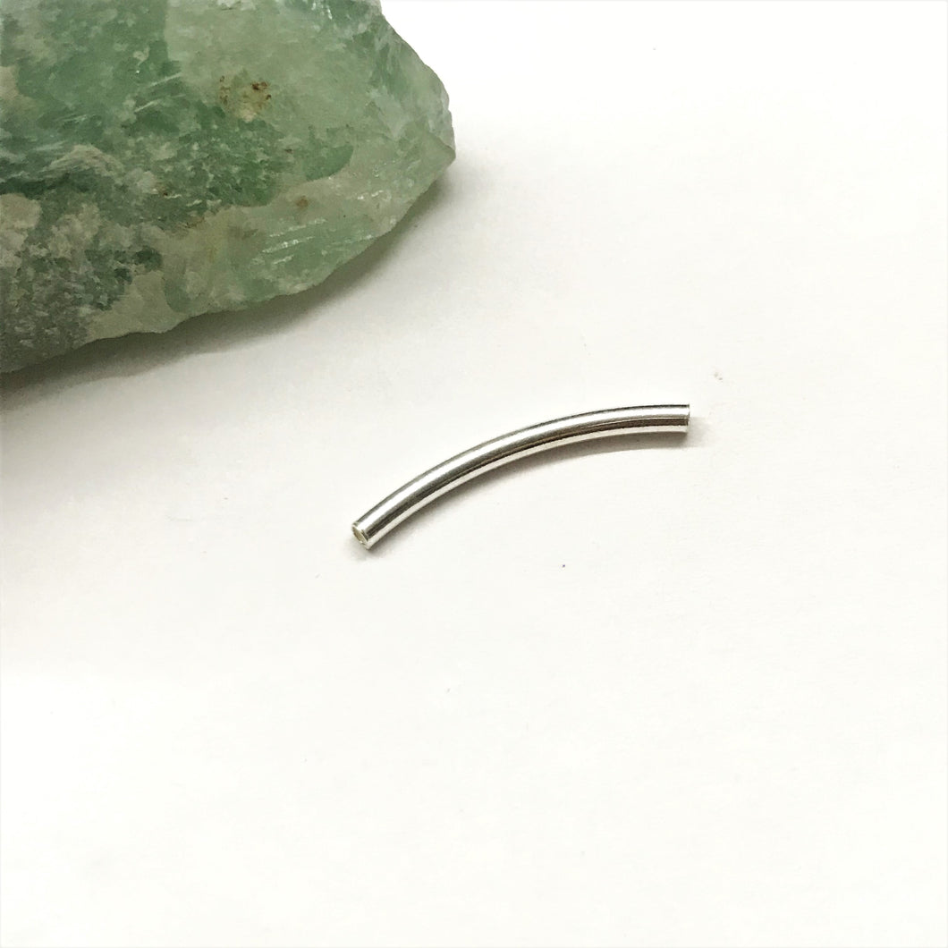 SEPARADOR TUBO CURVO PLATA 925 | 3CM (P4-37)