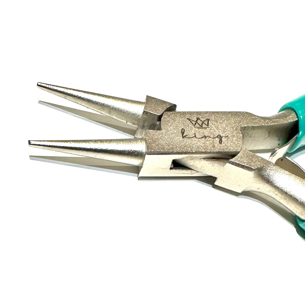 ALICATE VERDE PUNTA DE REDONDA | KING CRAFTS | 12CM