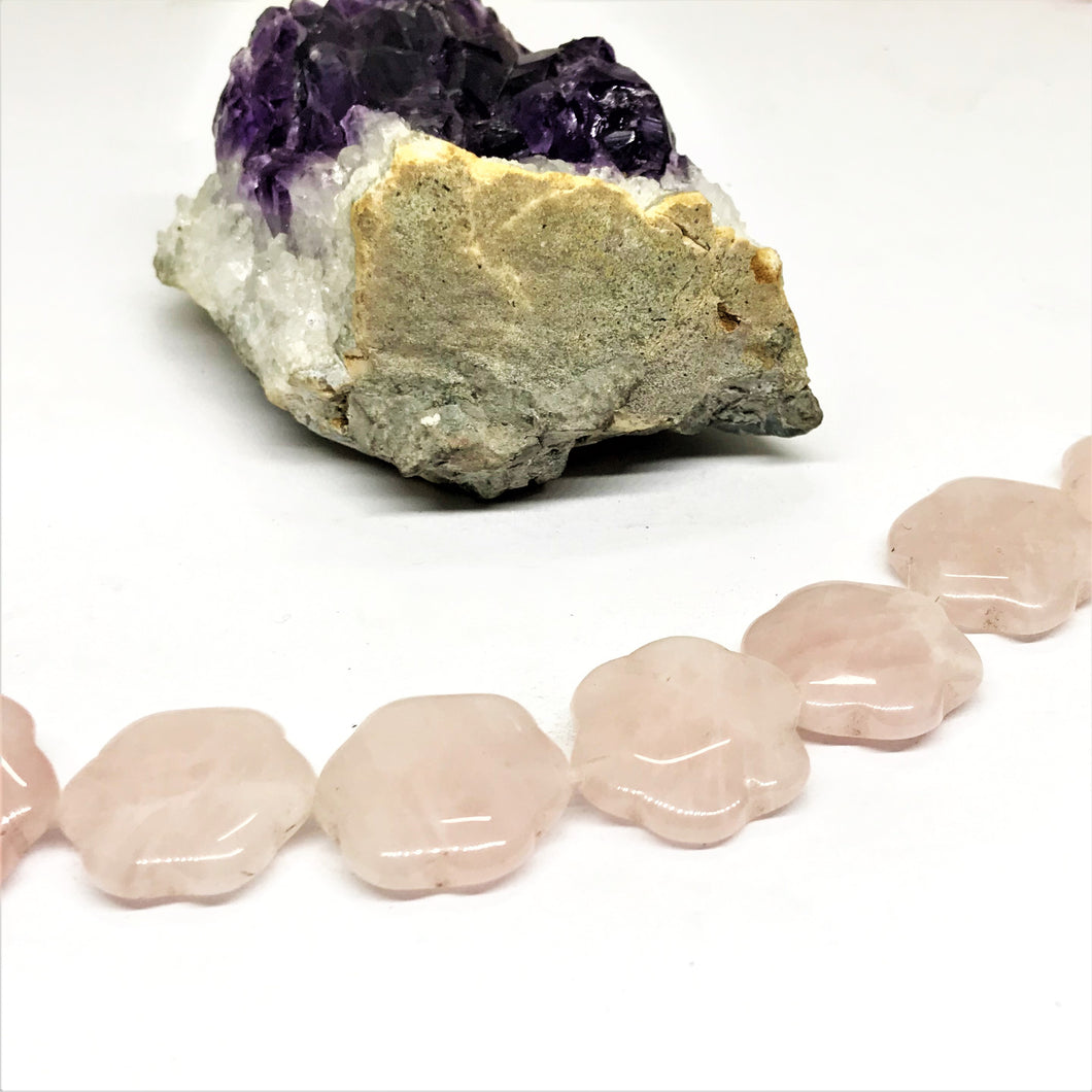 CUARZO ROSADO | FLORES | 20MM