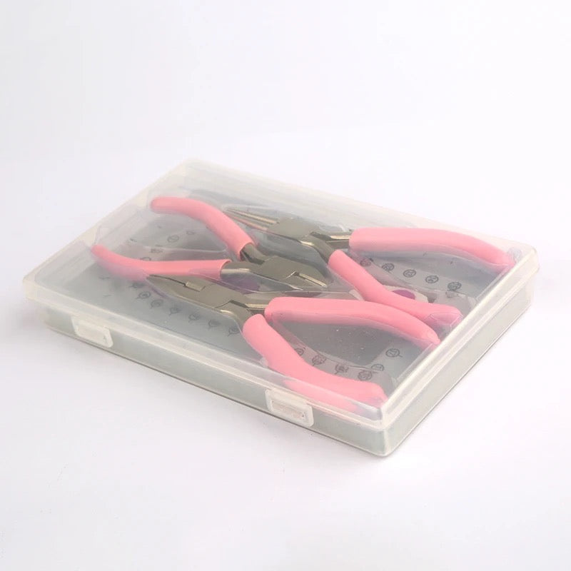 Kit de Alicates rosa y tabla