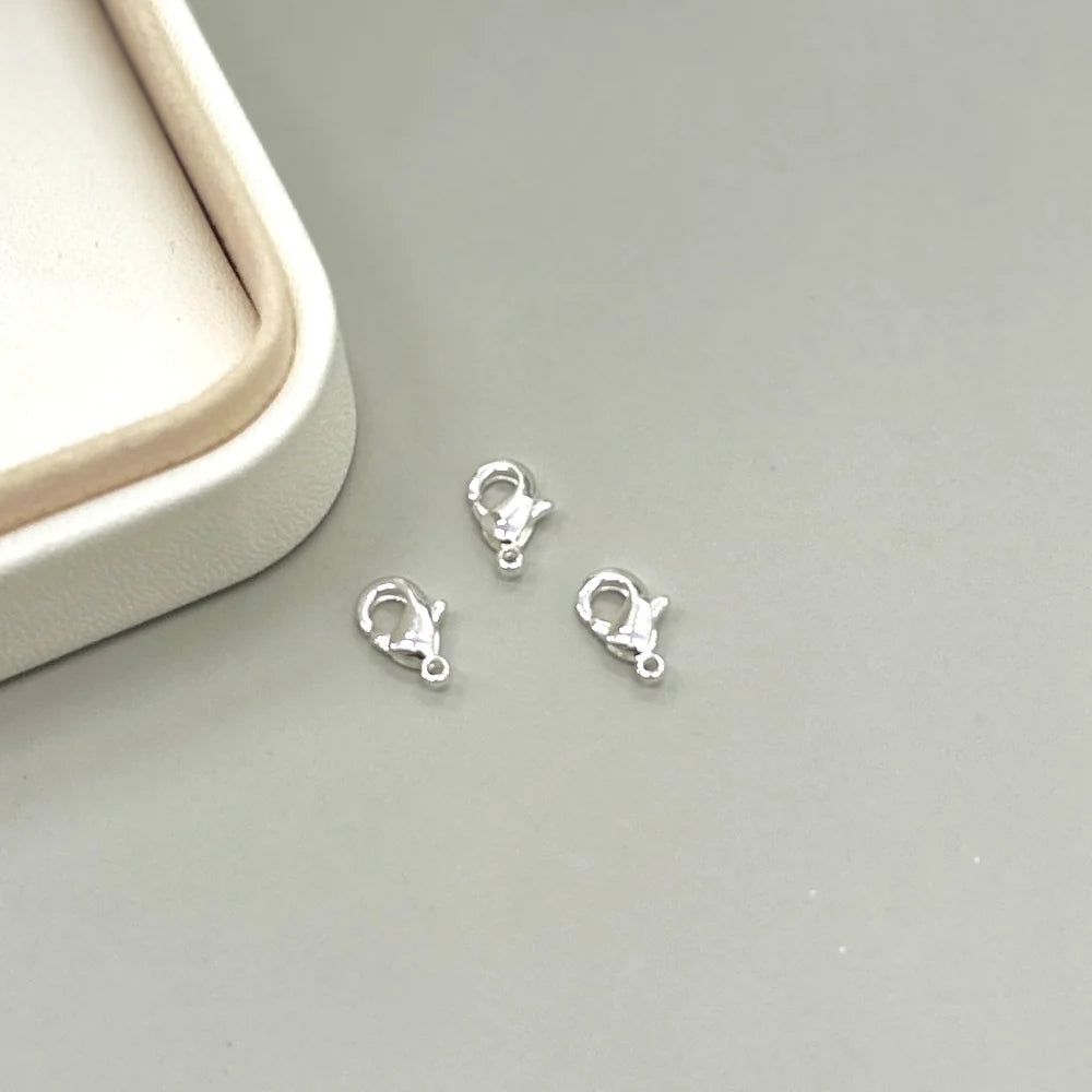 BROCHE MOSQUETON | COBRE EN BAÑO DE PLATA | 9.7MM | C1C - 3