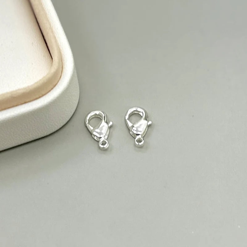 BROCHE MOSQUETON | COBRE EN BAÑO DE PLATA | 12.3MM | C1C - 4