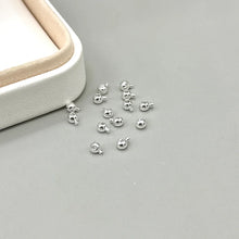 Cargar imagen en el visor de la galería, ESCALACHIN BOLITA | COBRE EN BAÑO DE PLATA | 3MM | 10 UNIDADES | C2C - 11
