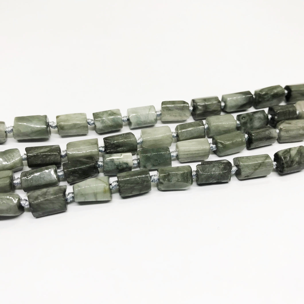 Cilindro Facetado | 10x6mm | Ojo de Halcon