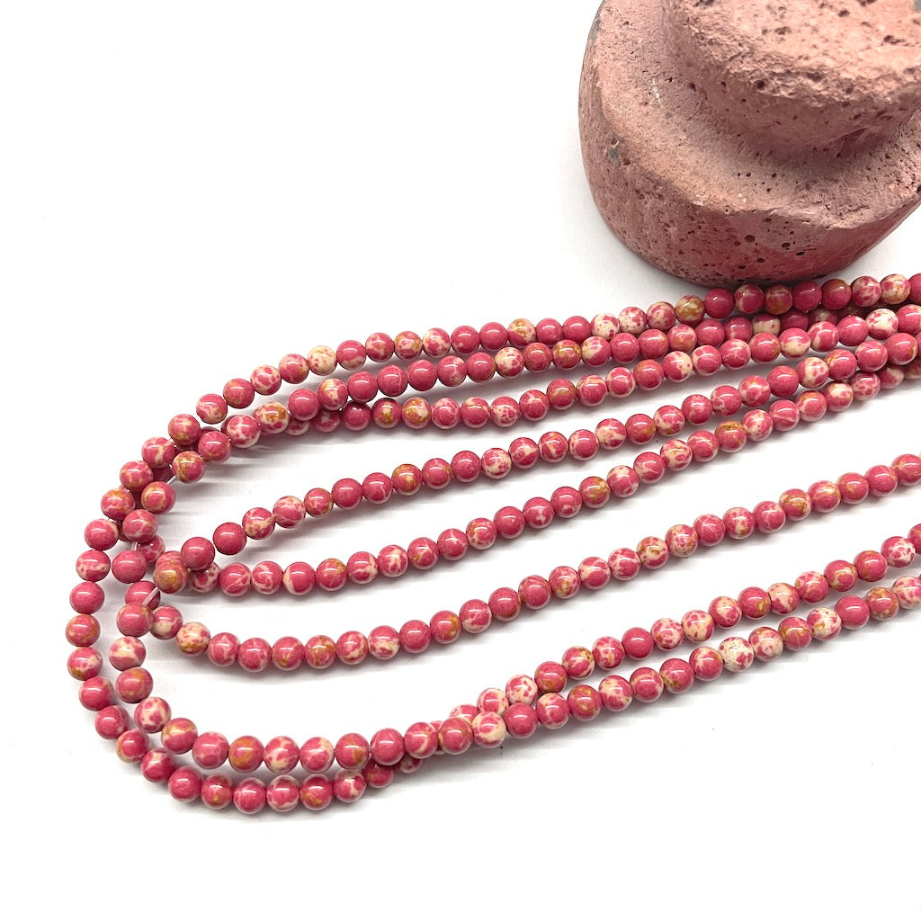 JASPE IMPERIAL | ROJO SANDIA | CLASE B | 4MM