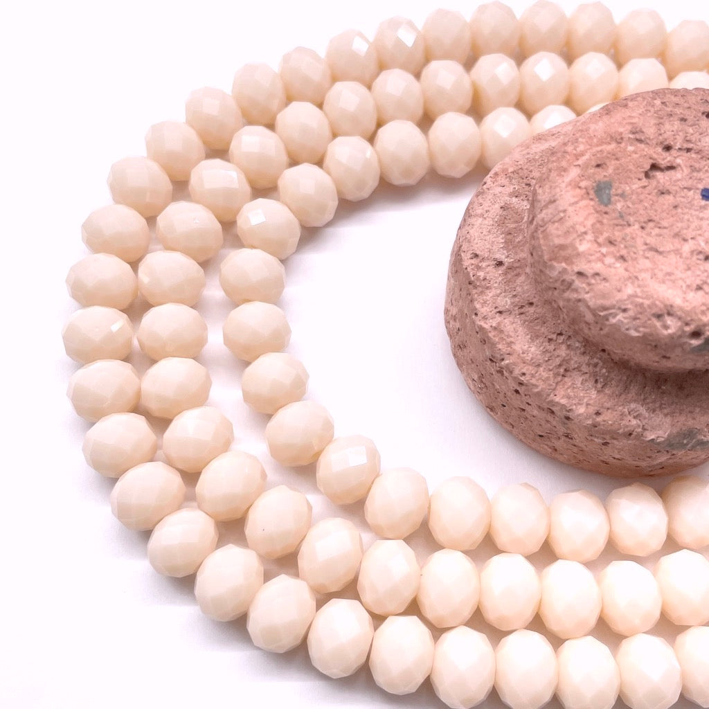 Cristal chato | 10 mm | Crema matte