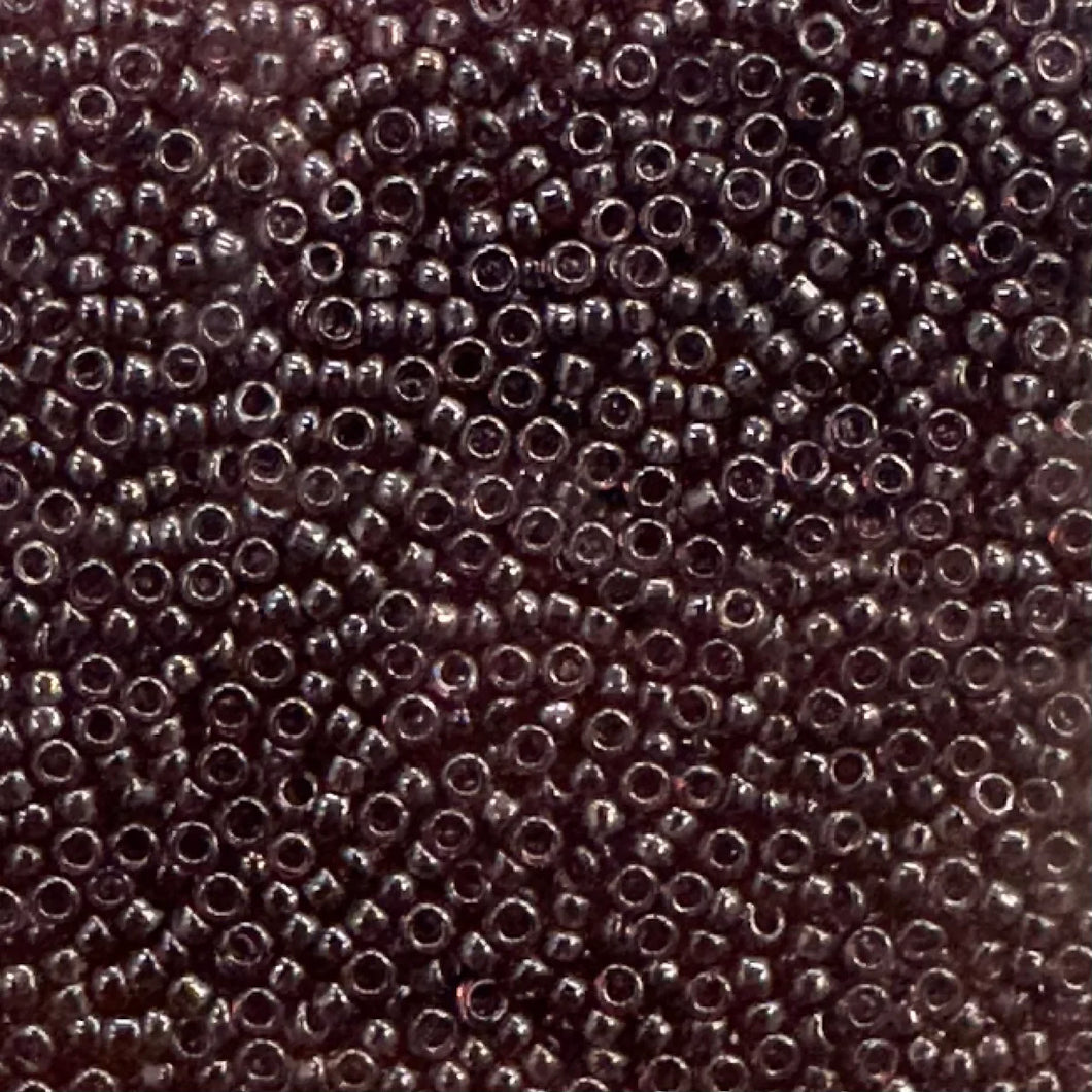 MIYUKI ROUND ROCAILLES 15/0 | 170RR | 10GRS | MORADO TRASLUCIDO SATIN