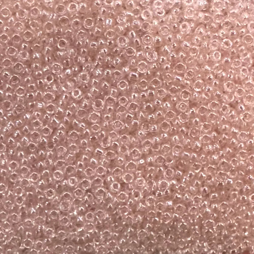 MIYUKI ROUND ROCAILLES 15/0 | 330RR | 10GRS | ROSADO TRASLUCIDO SATIN