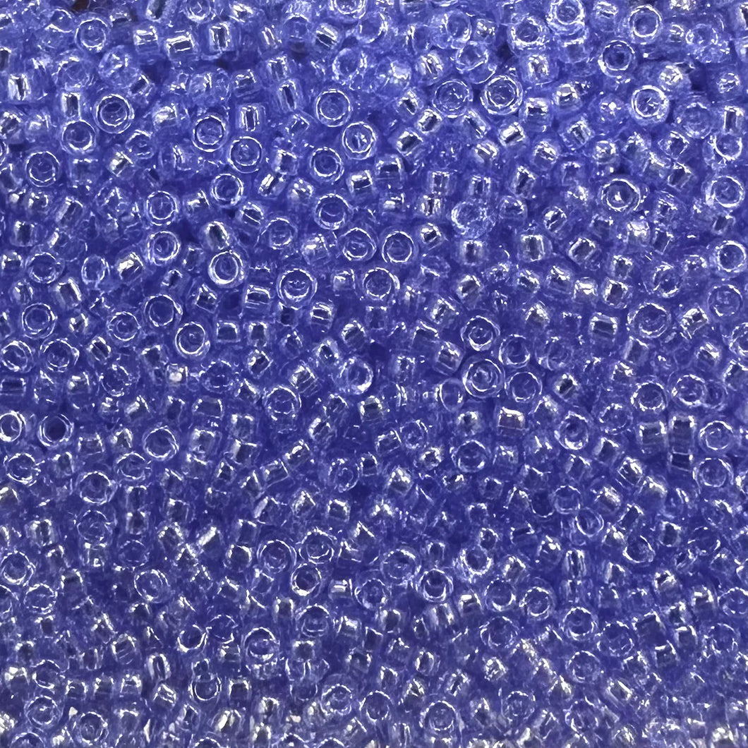 MIYUKI ROUND ROCAILLES 15/0 | 175RR | 10GRS | LAVANDA TRASLUCIDO SATIN