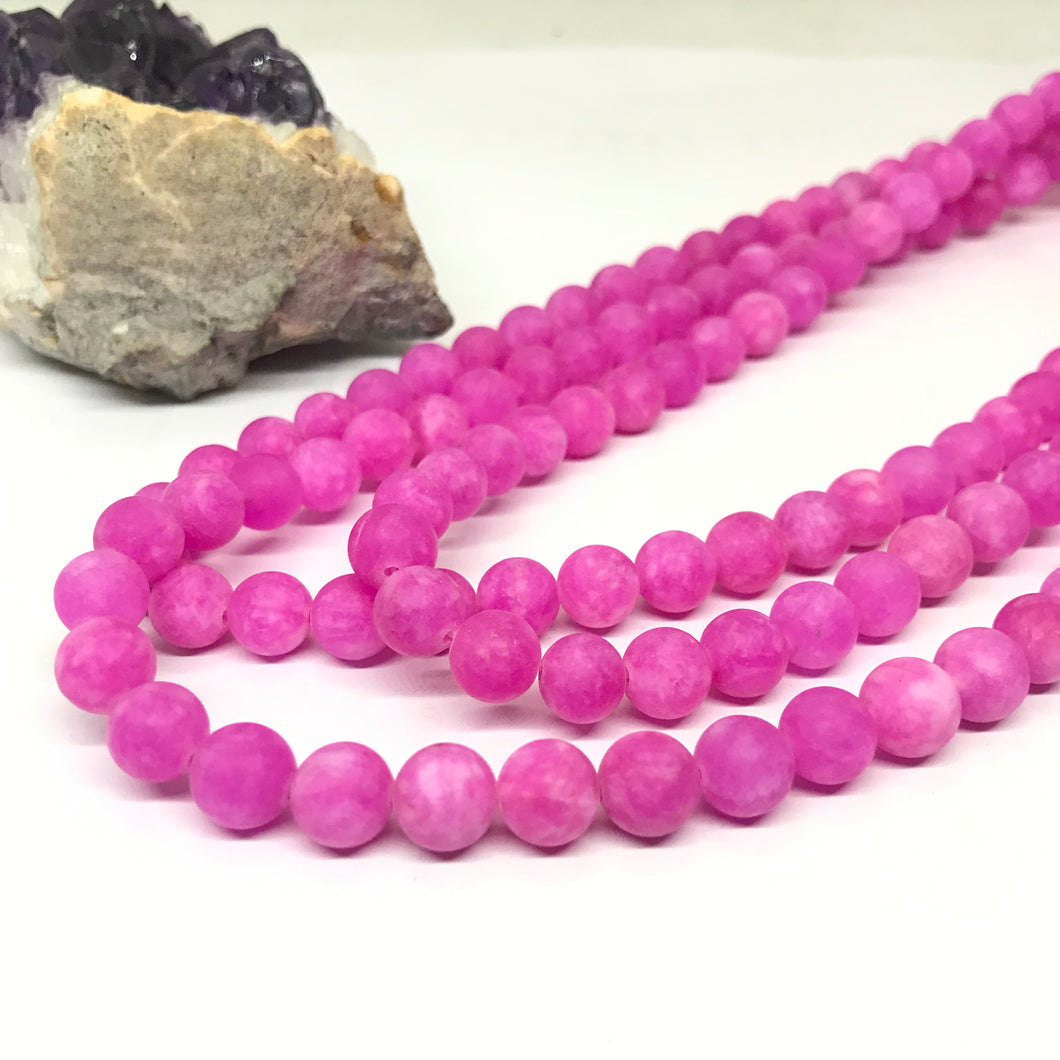 AGATA MATTE | 8MM | FUCSIA