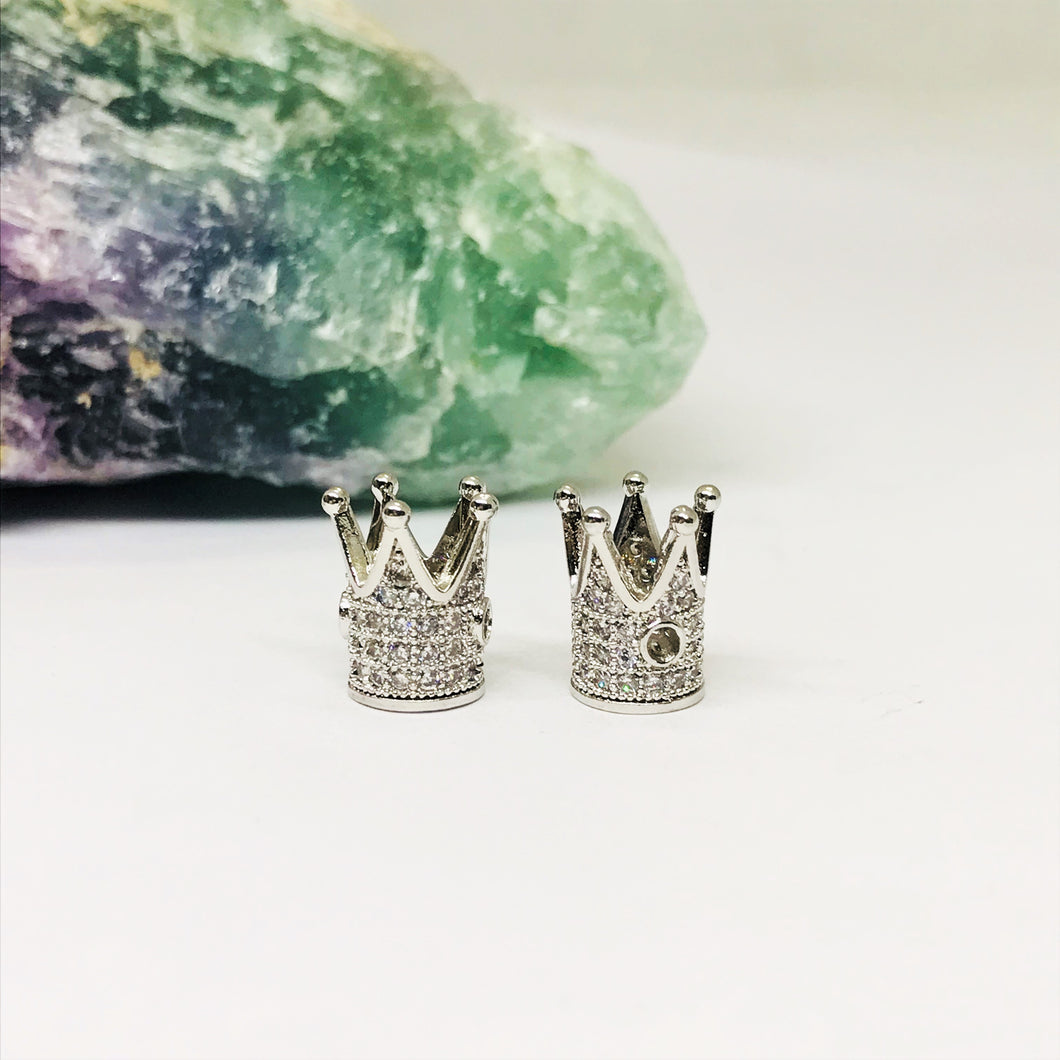 RODINADO | CORONA MICROCIRCON | 9MM | 1UND | PLATEADO (R3-22)