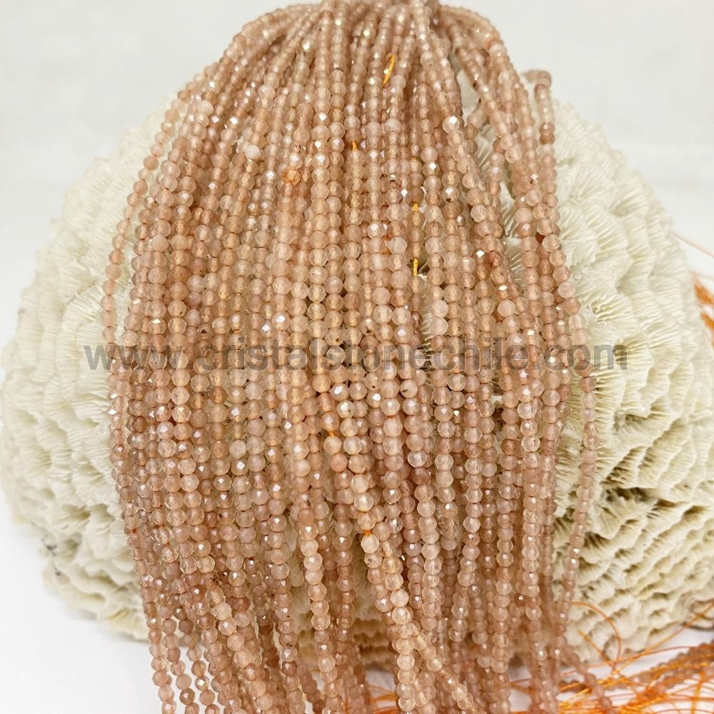 PIEDRAS NATURALES | MINI FACETADO | SUN STONE | 2.1MM | co.1