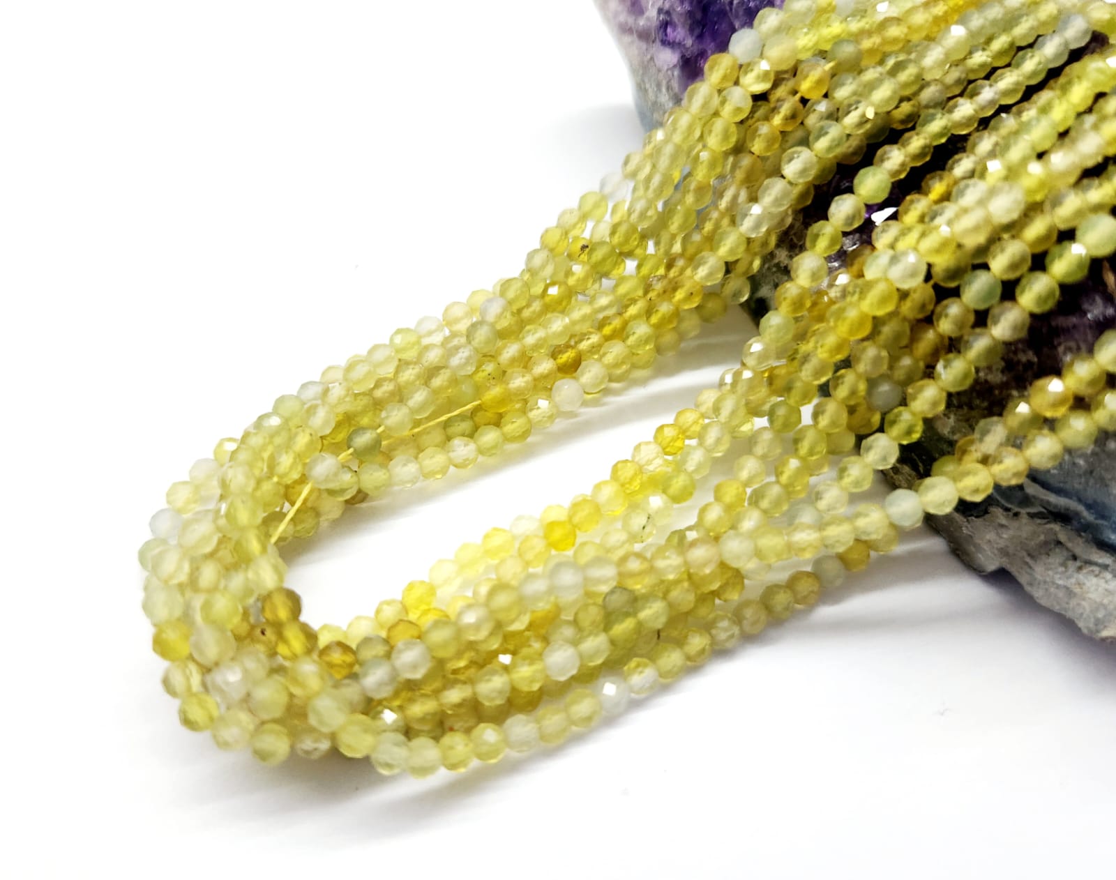 CUARZO PIÑA | MINI FACETADO | ORIGINAL | 3MM – CrystalStone