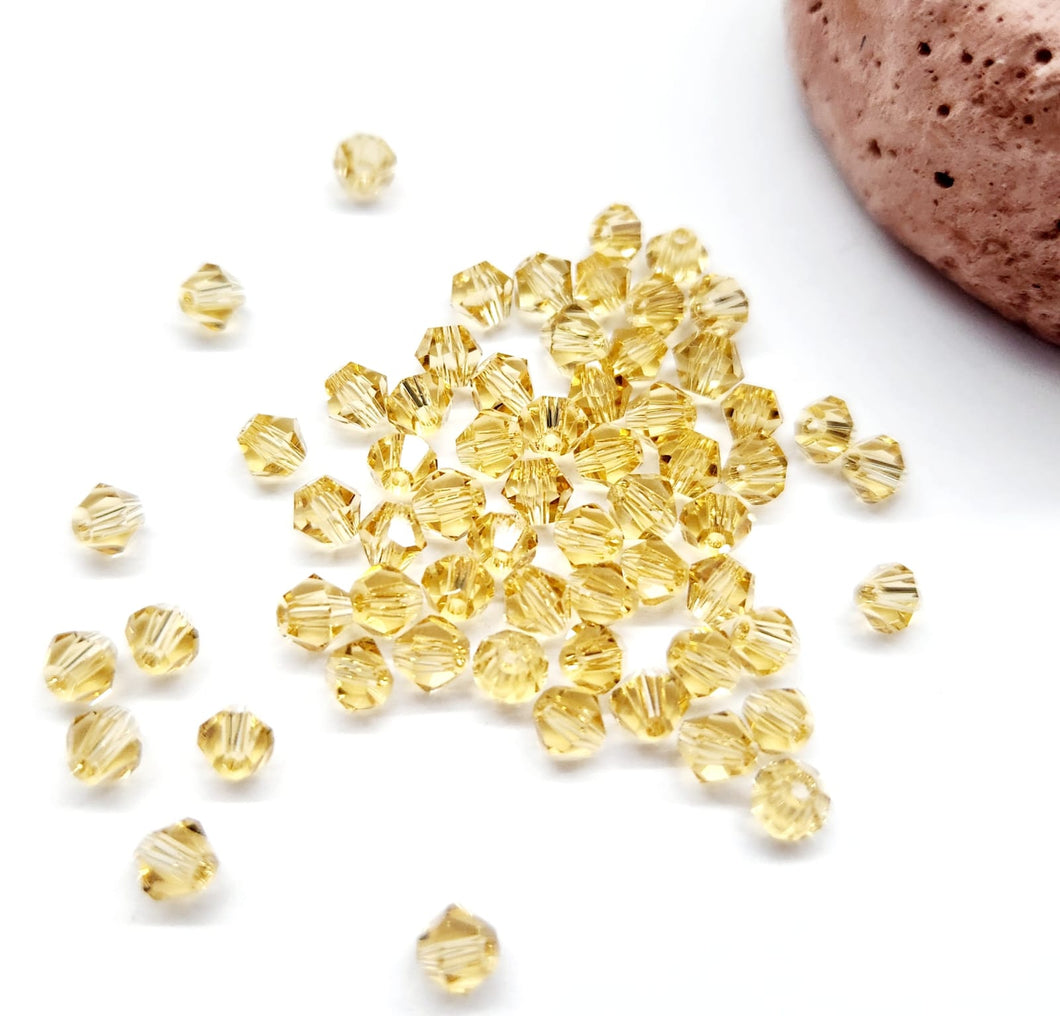 CRISTAL CHINO TUPI | 4MM | 150 UNIDADES | CHAMPAGNE | C1-8