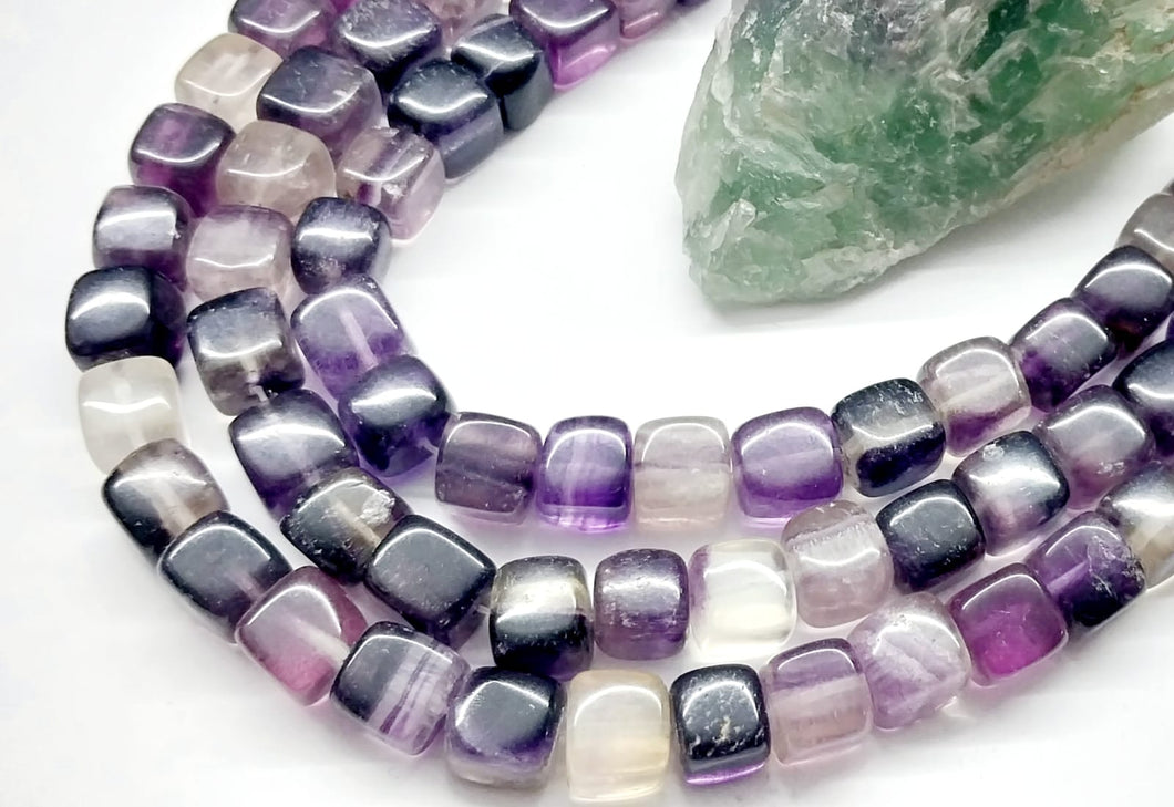 CUBOS DE FLUORITA MORADA | 20MM