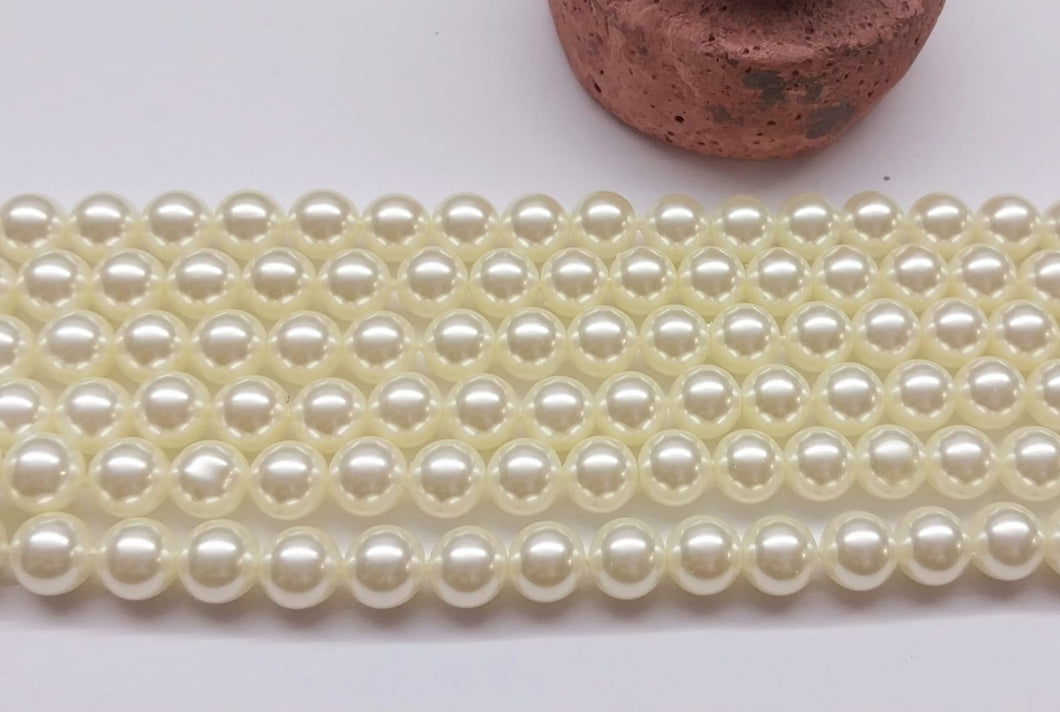 PERLA SHELL | 8MM | MANTEQUILLA