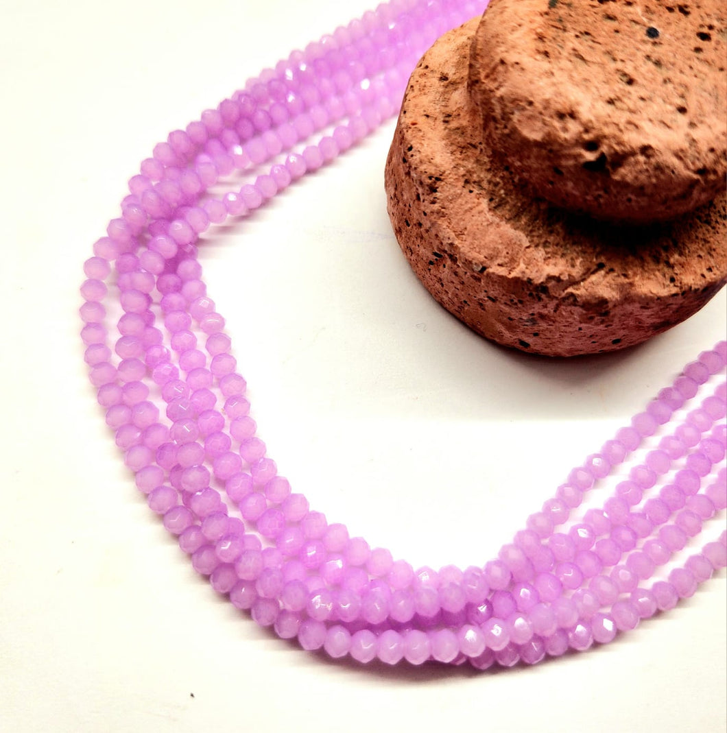 Cristal Chato | 3mm | Lila opalescente | co.36