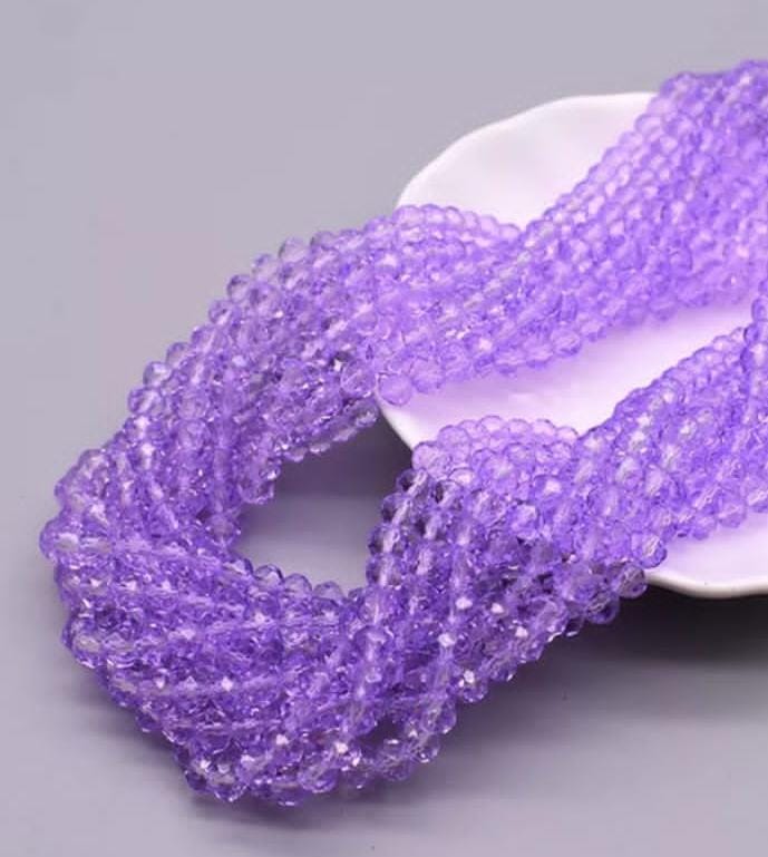 Cristal Chato | 3mm | Lila traslucido | co.31