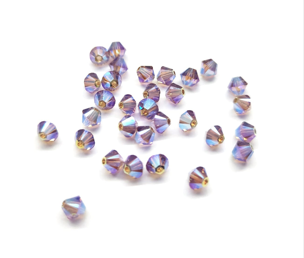 Bead Swarovski Crystals | 4mm | C2 CT #221 | 12u | Cafe - Lila Tornasol