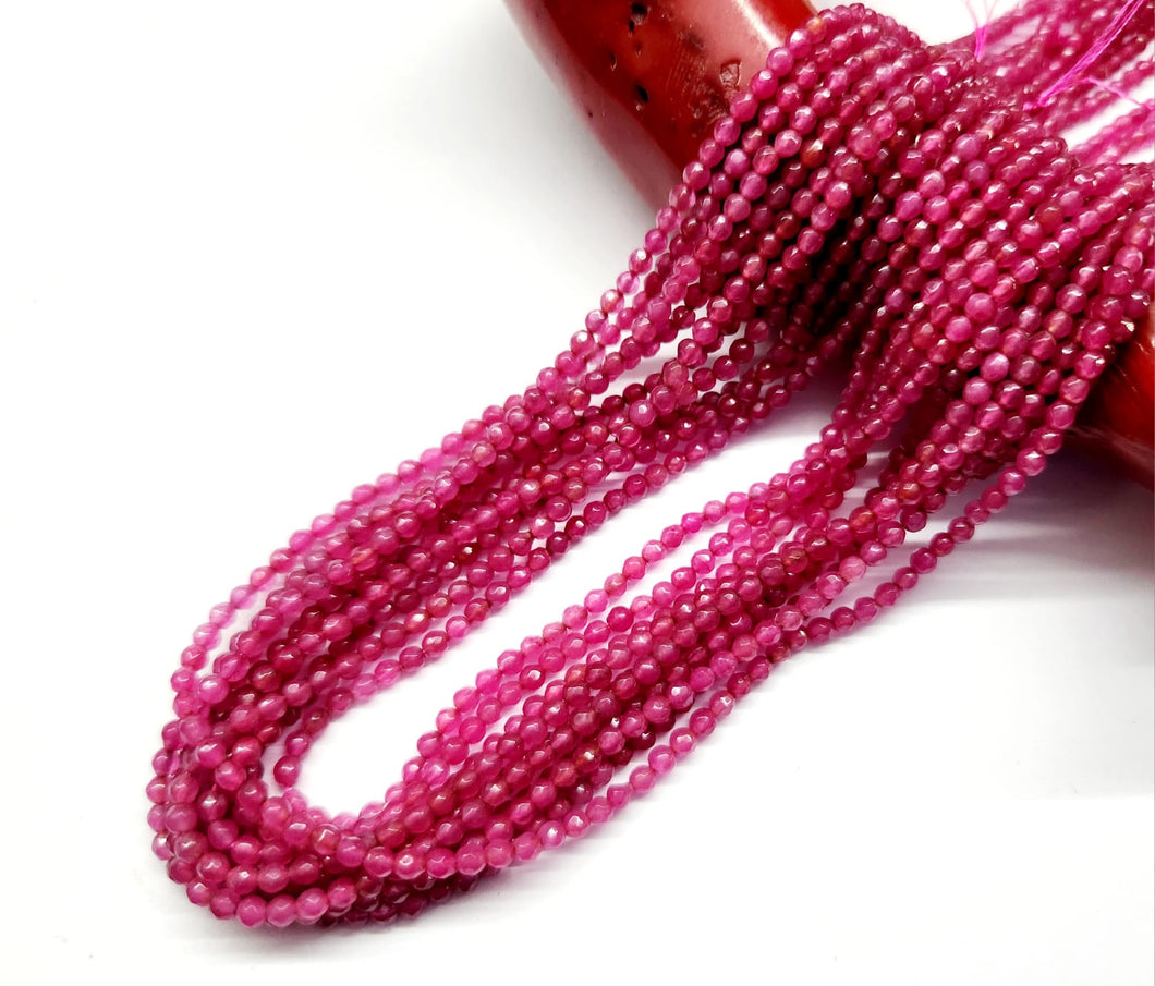 PIEDRAS NATURALES | MINI | AGATA FUCSIA | 2.6MM | co.54