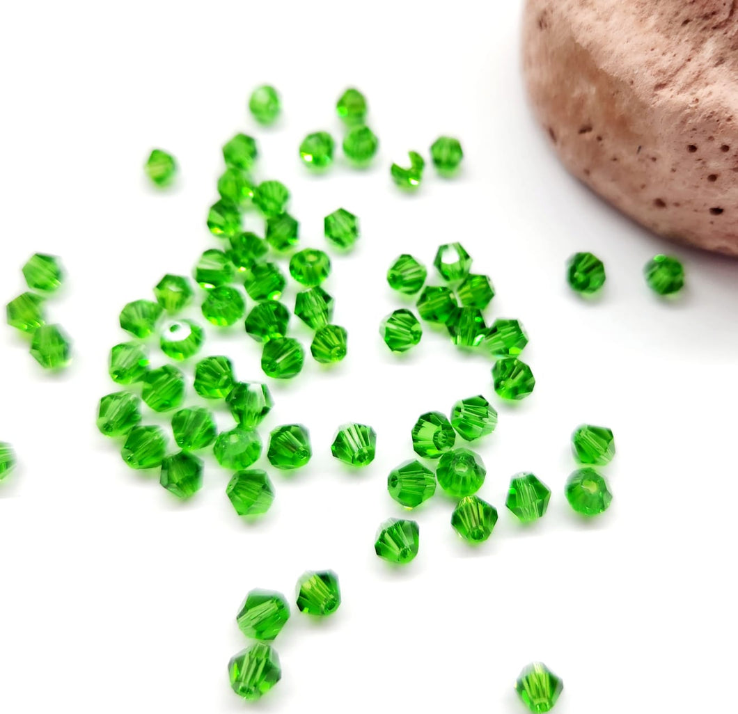 CRISTAL CHINO TUPI | 4MM | 150 UNIDADES | VERDE | C1-6