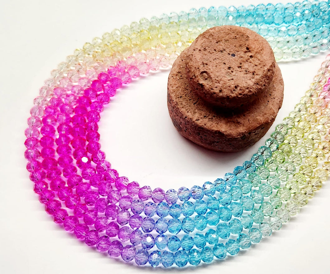CRISTAL CHATO | 6MM | DEGRADE FUCSIA AMARILLO CELESTE LILA | co.19