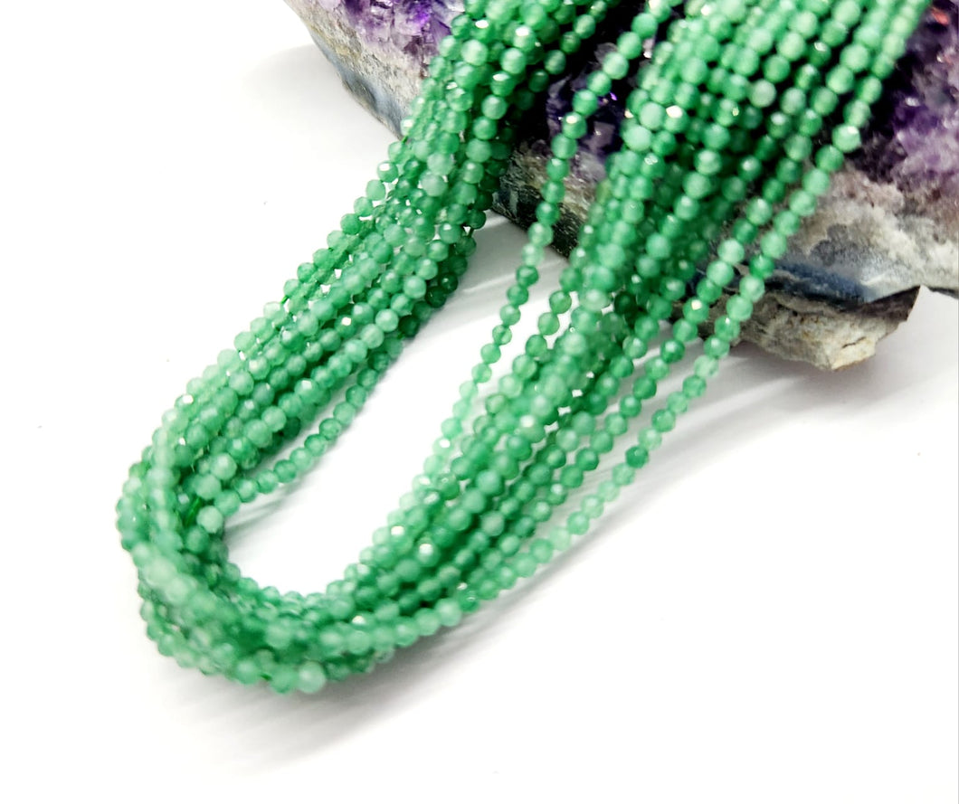 PIEDRAS NATURALES | MINI FACETADO | JADE | 2.3MM | co.6