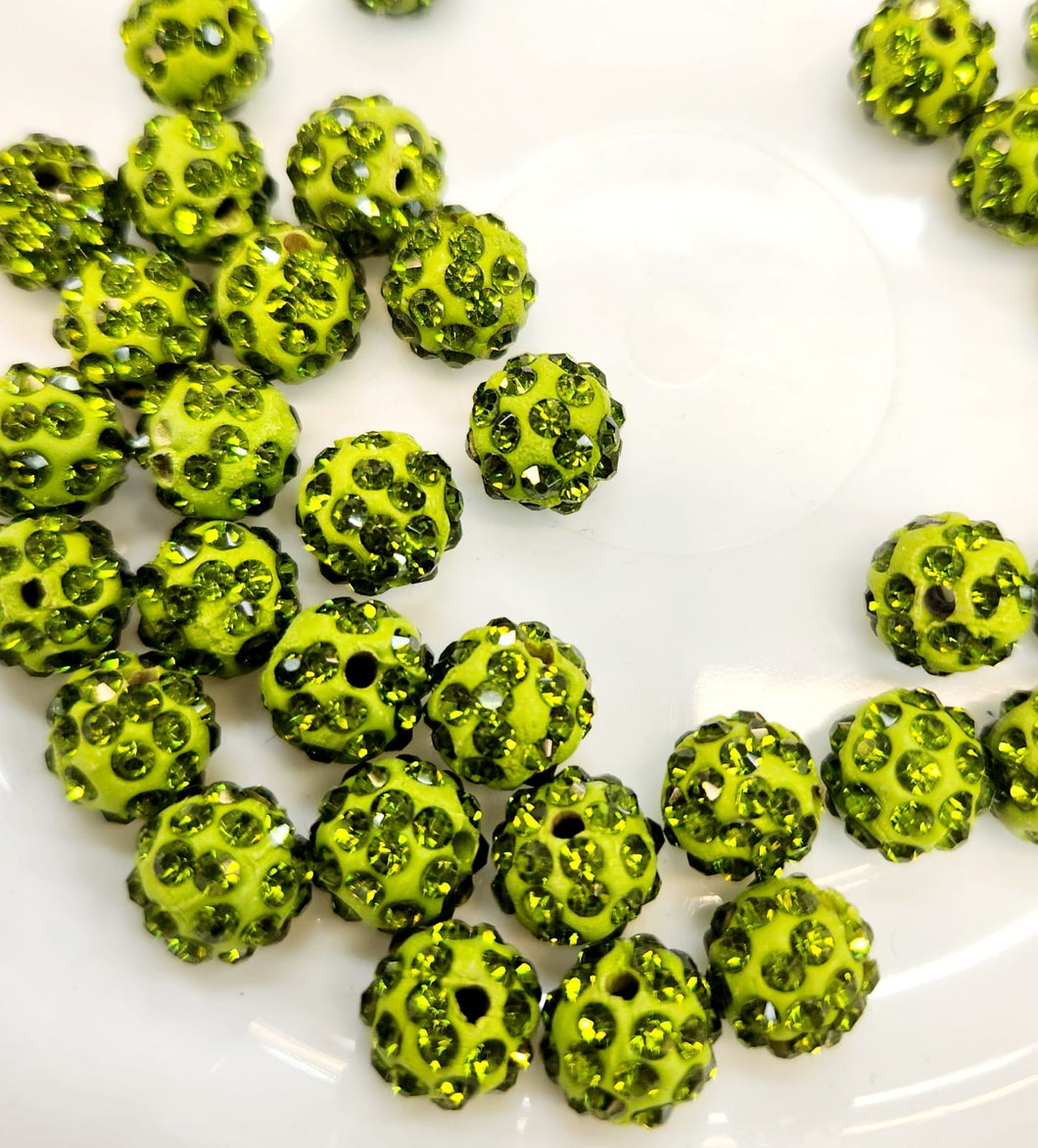 BOLITAS DE FUEGO | 10MM | 6 UNIDADES | VERDE MANZANA