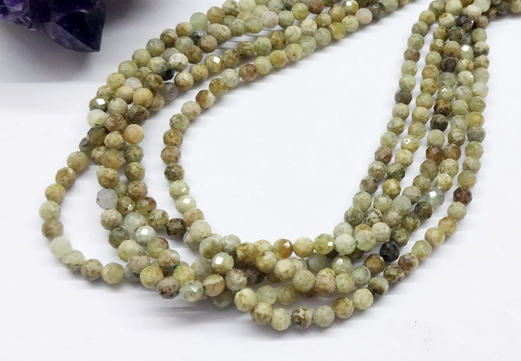 PIEDRAS NATURALES | MINI | GRANATE VERDE | 3.7MM
