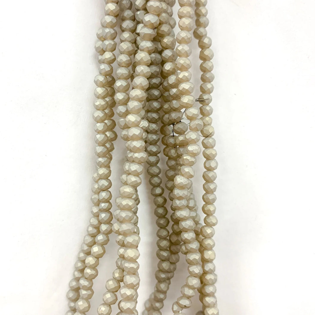 Cristal Chato | 4mm | Gris Frost