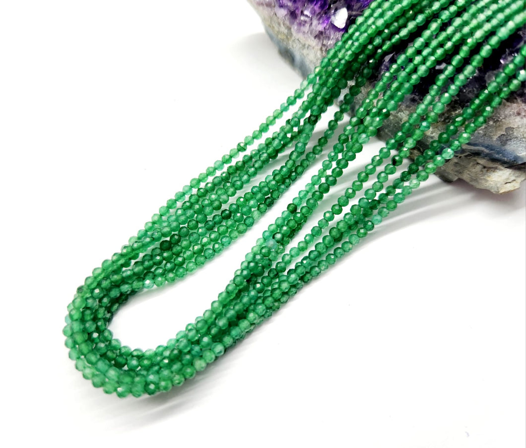 PIEDRAS NATURALES | MINI FACETADO | JADE | 2.4MM | co.8