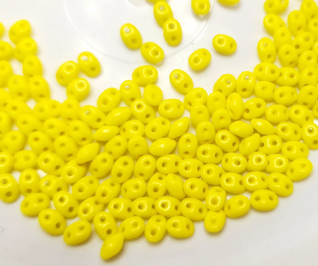TWINS SUPERDUO | PRECIOSA | 20GRS | 5X4MM | AMARILLO | C1-4