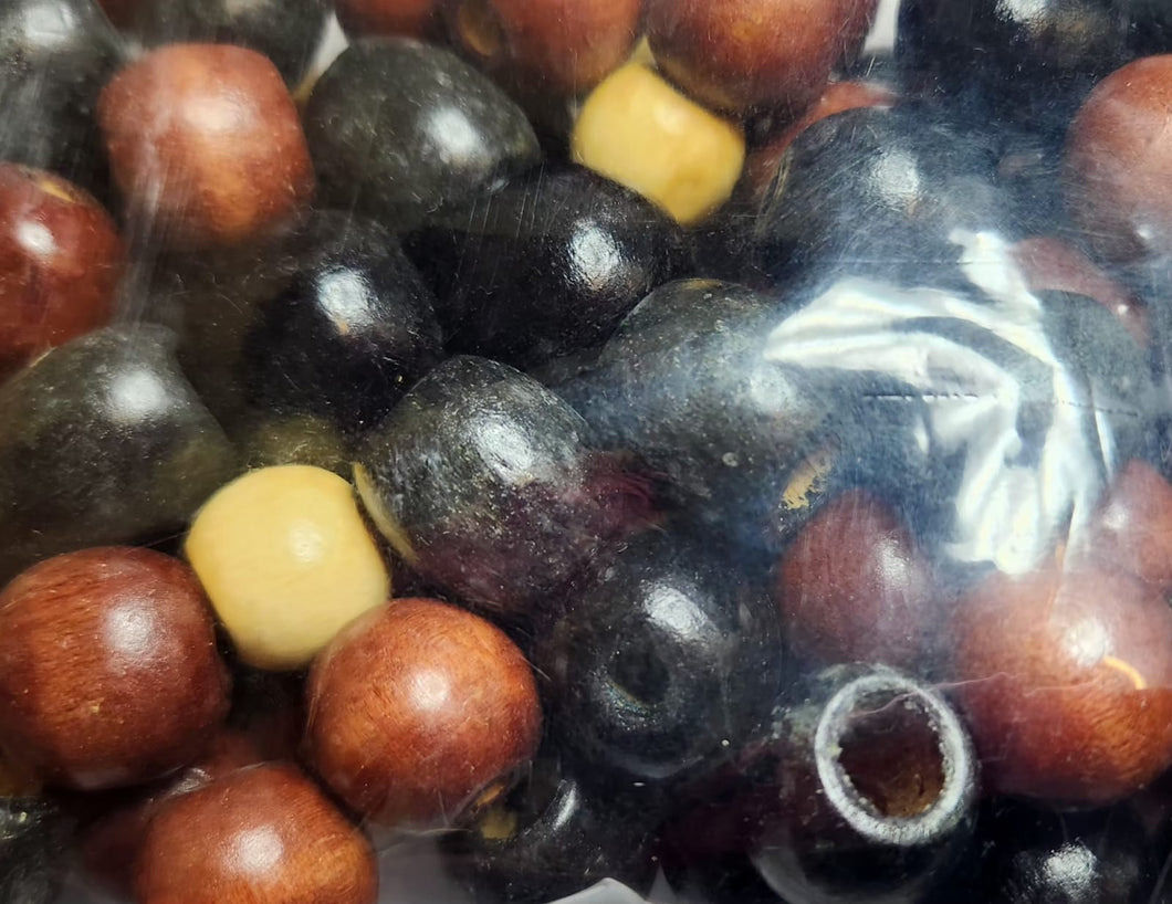 MADERA | REDONDO | 100GRS | MIX NEGRO CAFE