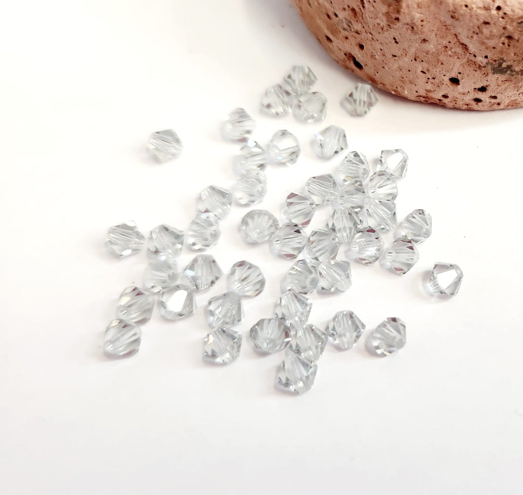 Bead Swarovski Crystals | 4mm |  ST #600 | 25u | Gris claro
