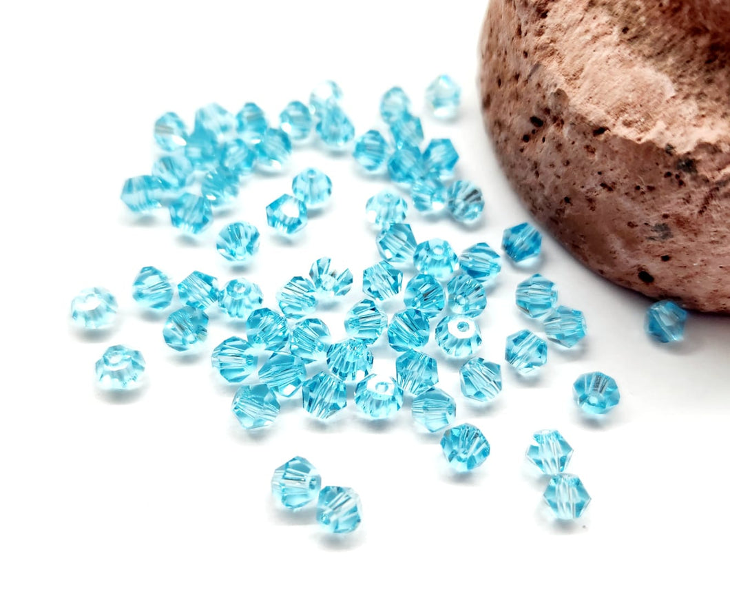 CRISTAL TUPI | 4MM | 150 UNIDADES | CELESTE | C2-17