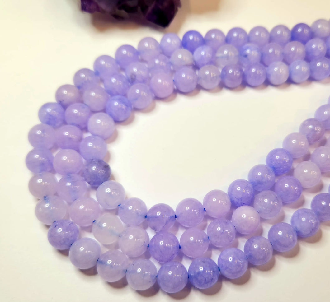 AGATA LISA | 8MM | LAVANDA LILA MATIZADO