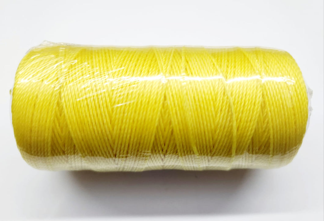HILO ENCERADO | 1.0MM | 150 MTRS | AMARILLO INTENSO| COLOR #3
