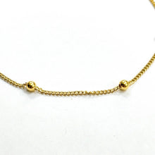 Cargar imagen en el visor de la galería, CADENA FANTASIA | CUBANA CON BOLITA | 1.5MM | DORADO (HH-3727)

