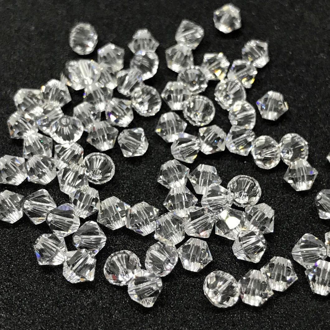 Bead Swarovski Crystals | 4mm | C5 ST #001 | 25u | Transparente