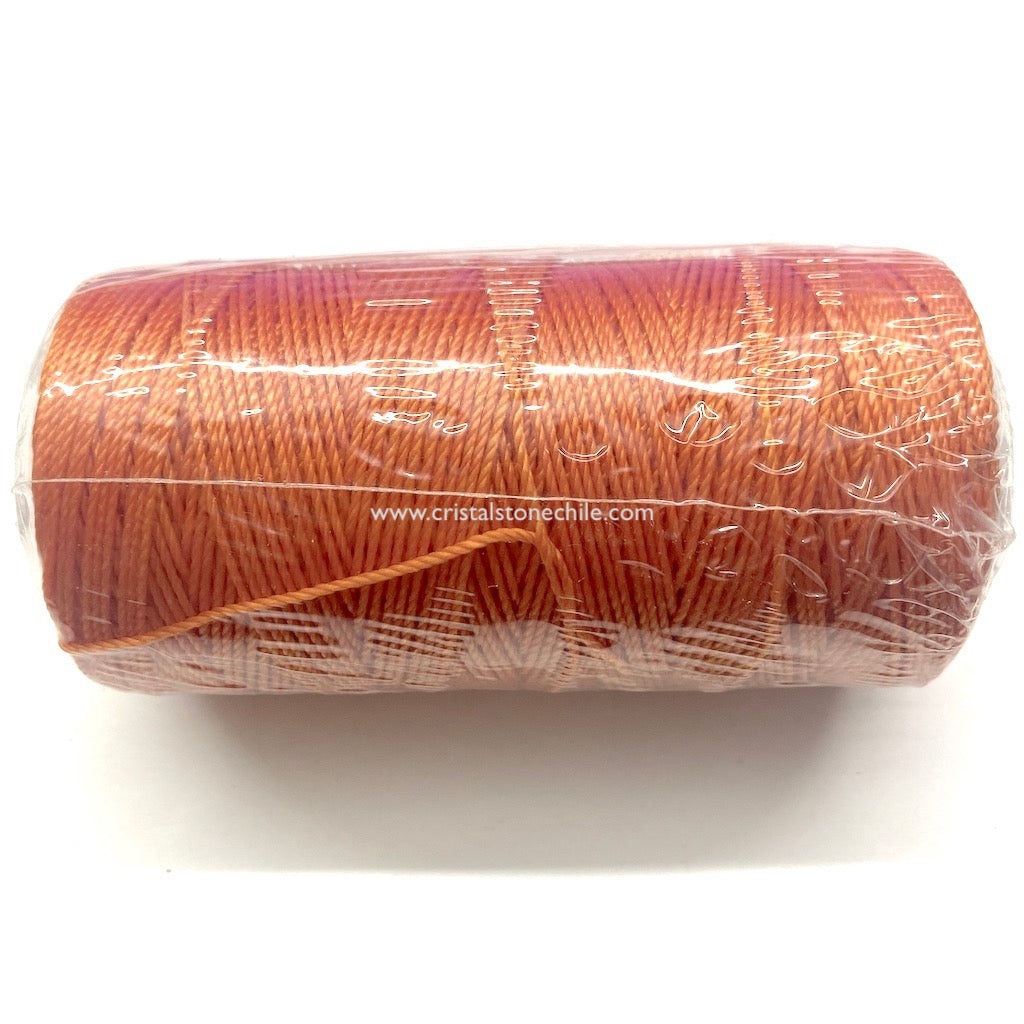 HILO ENCERADO | 1.0MM | 150 MTRS | NARANJA | COLOR #5