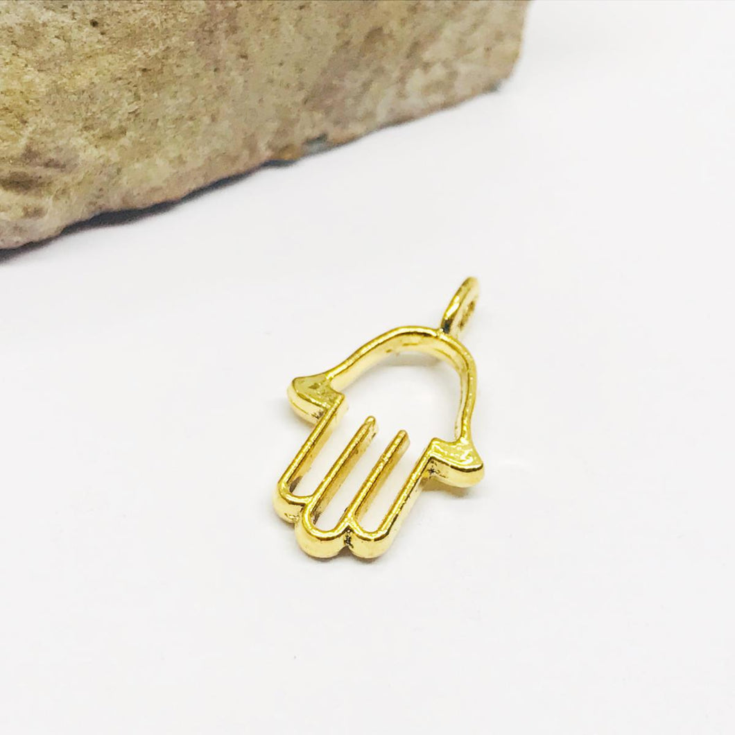 MANO DE FATIMA | BAÑO DE ORO 24K | 16MM (C3-22)