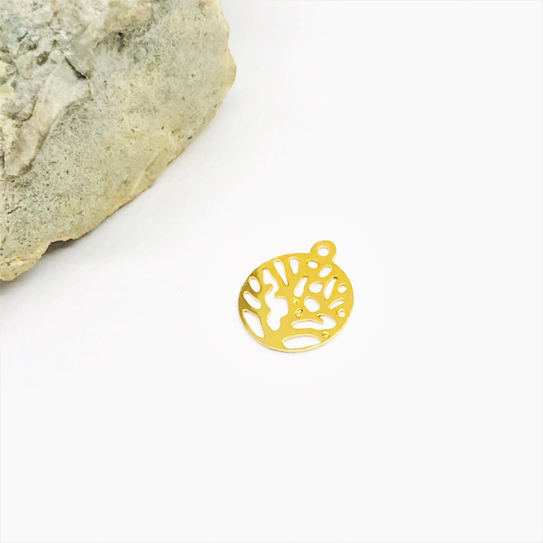 ARBOL DE LA VIDA | BAÑO DE ORO 24K | 12MM (C1-7)