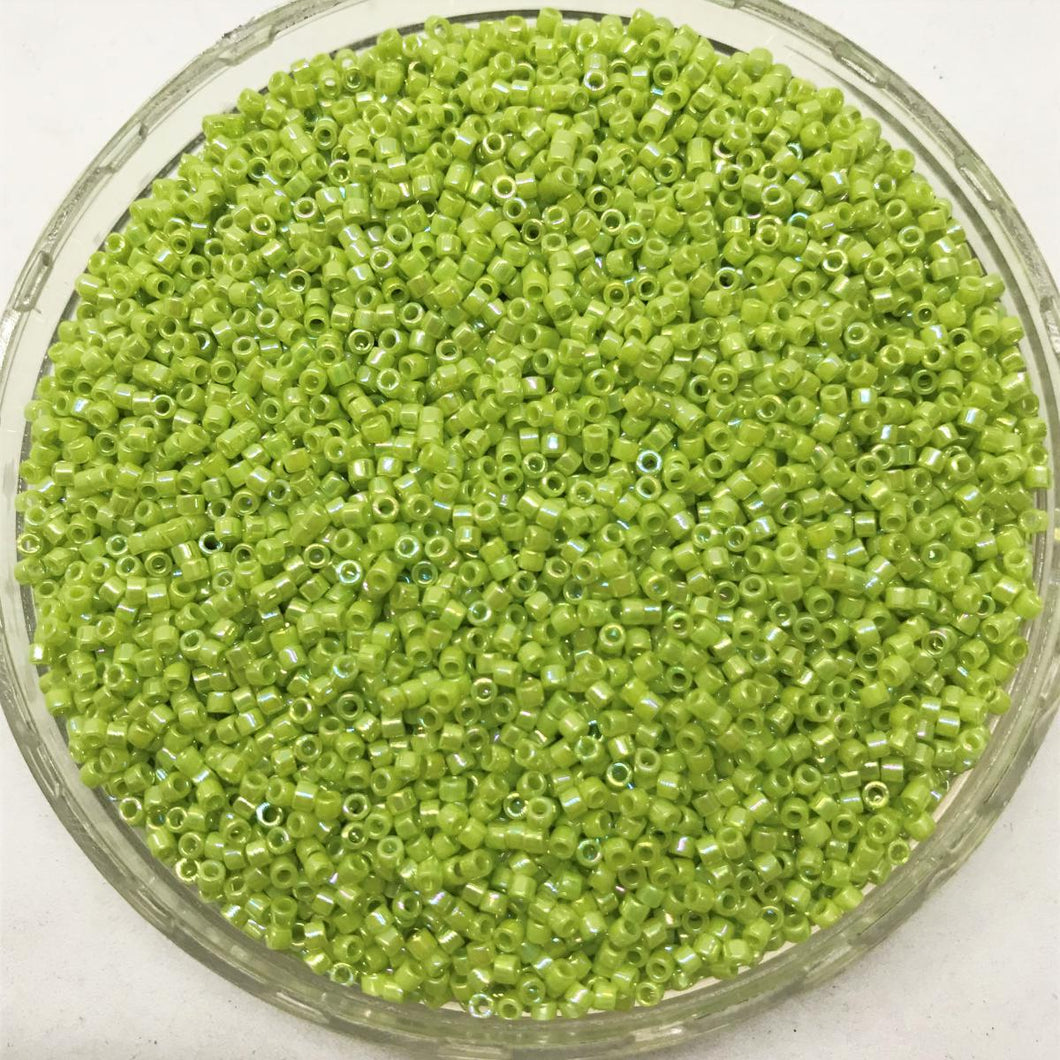 Miyuki Delica Beads 11/0 | 169DB | Rainbow Verde | c2