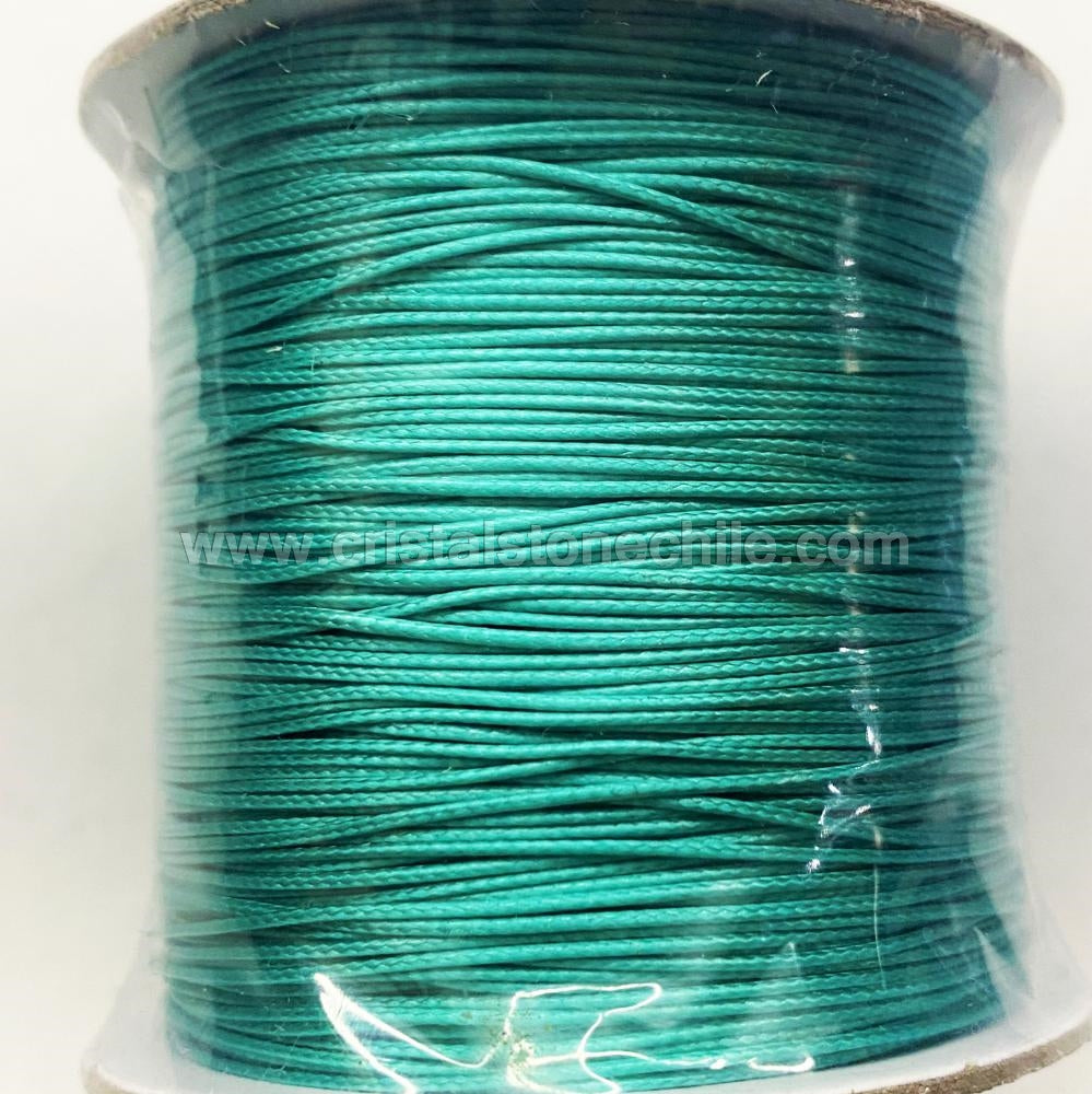 HILO PIEL DE SERPIENTE | 0.8MM | 150 MTRS | VERDE TURQUESA