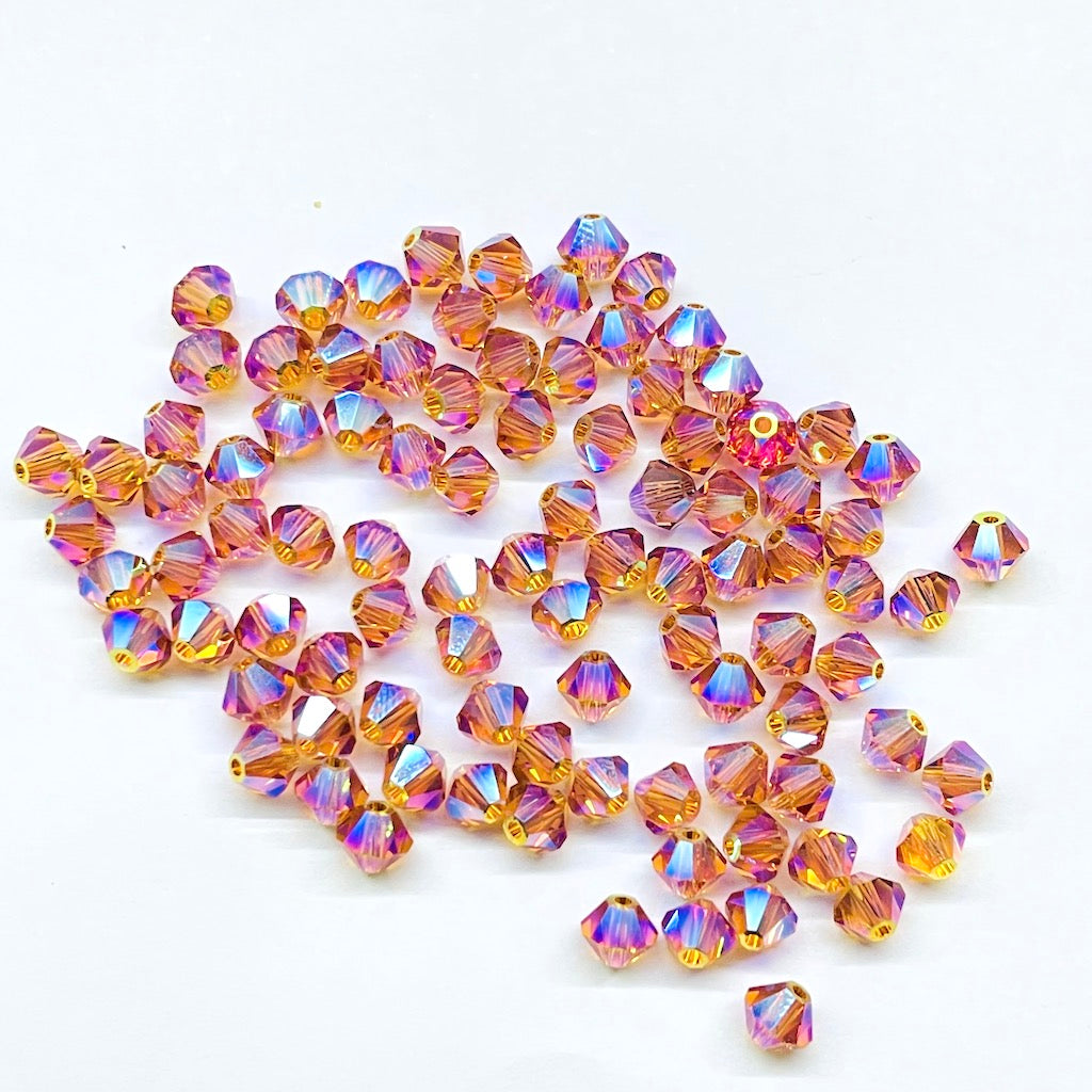 Bead Swarovski Crystals | 4mm | C1 CT #203 | 12u | Fire opal