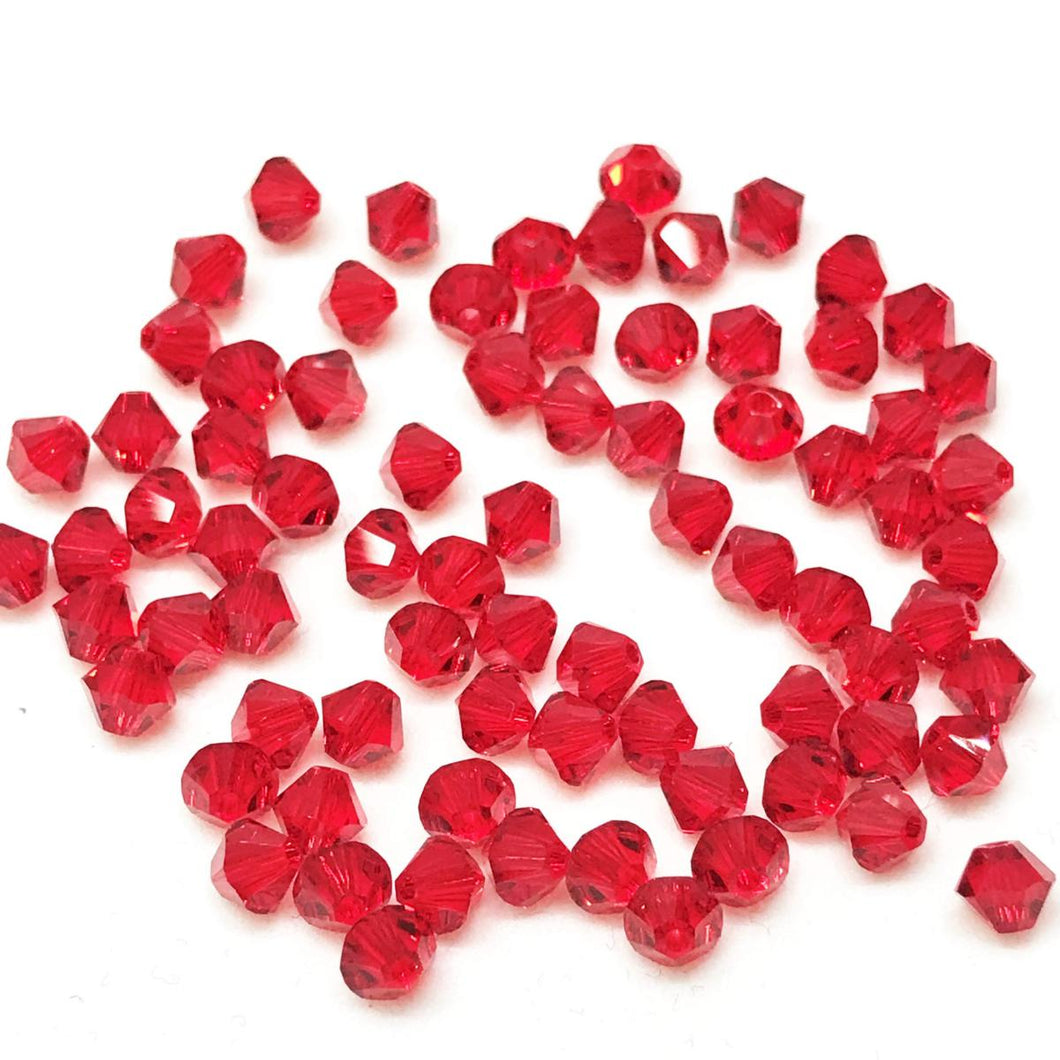 Bead Swarovski Crystals | 4mm | C2 ST #227 | 25u | Rojo