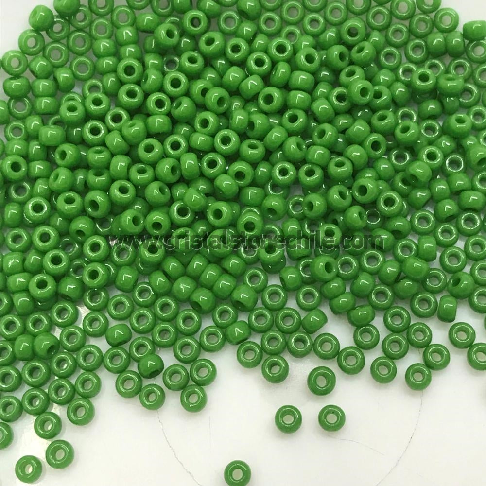 Miyuki Round Rocailles 8/0 | 411RR | Verde