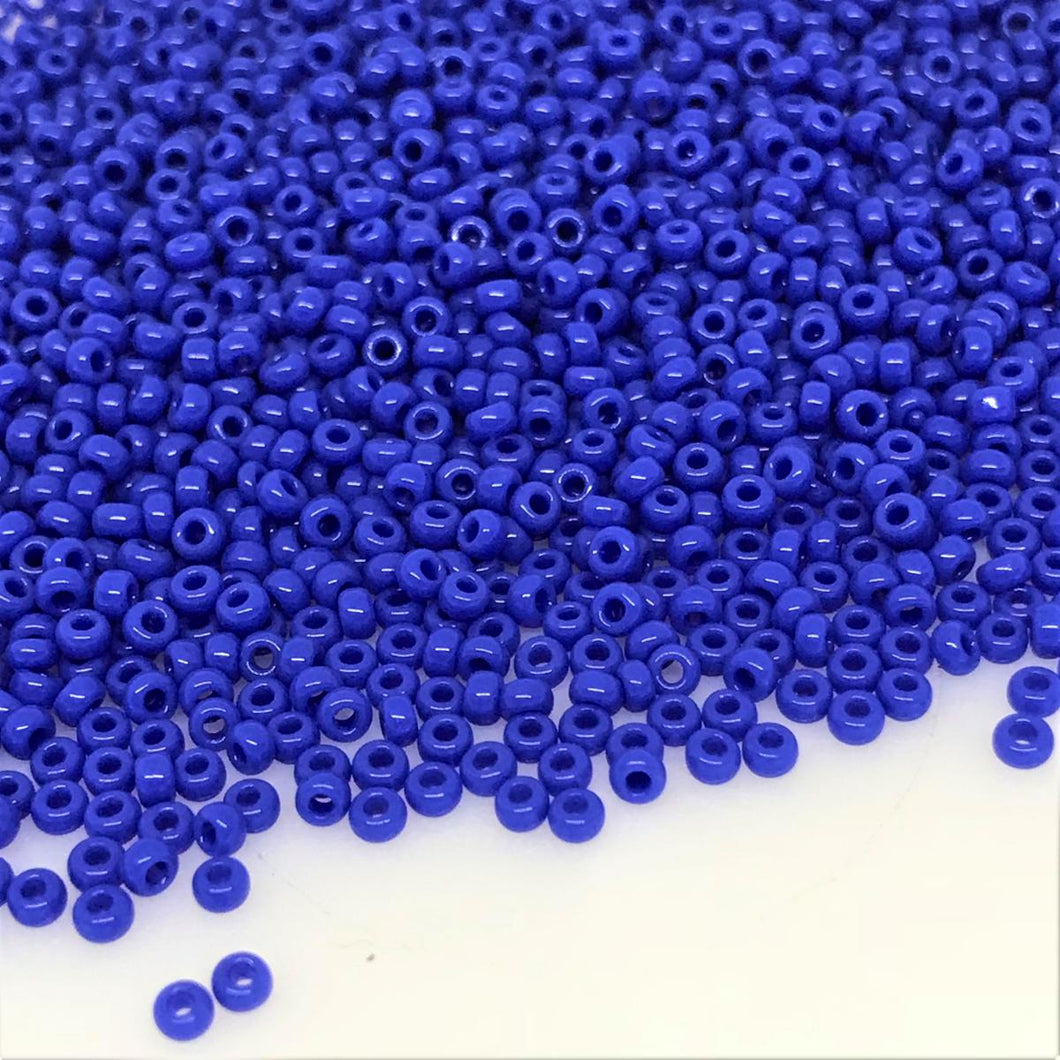 Miyuki Round Rocailles 11/0 | 417RR | Opaque Azul | c11