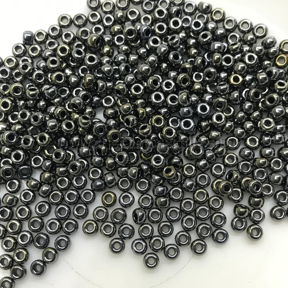 Miyuki Round Rocailles 8/0 | 464RR | Tornasol Plomo (C8)